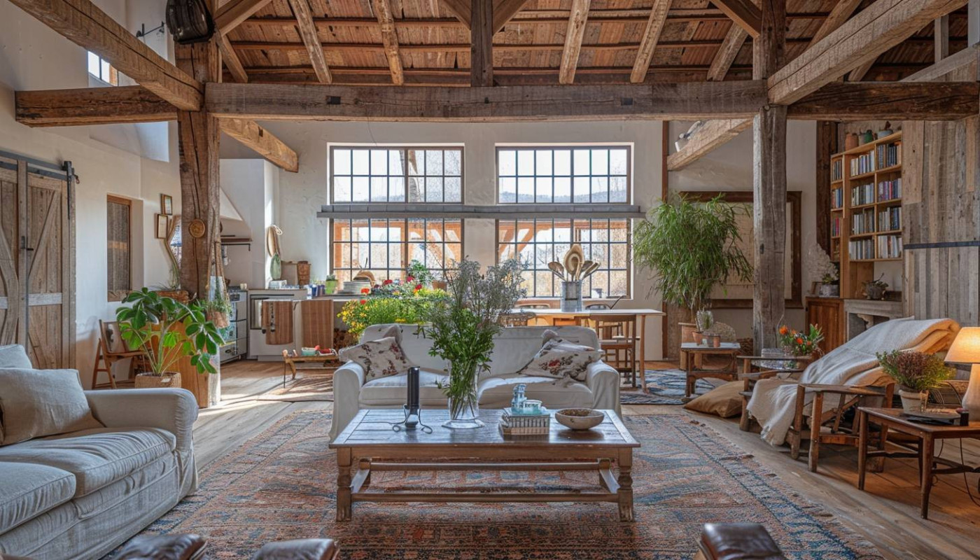 La magie de transformer une grange en loft