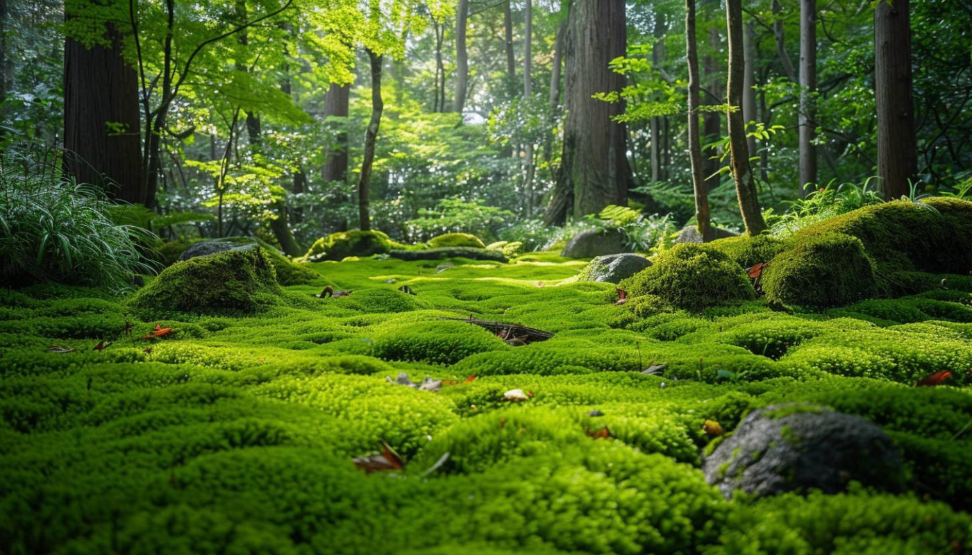 Le méconnu jardin de mousse, une tendance à suivre