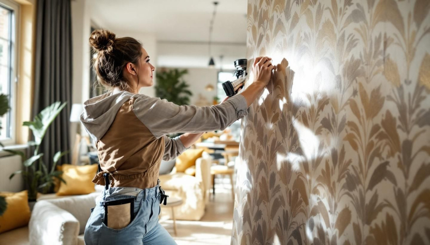 Techniques modernes pour l'installation efficace de papiers peints
